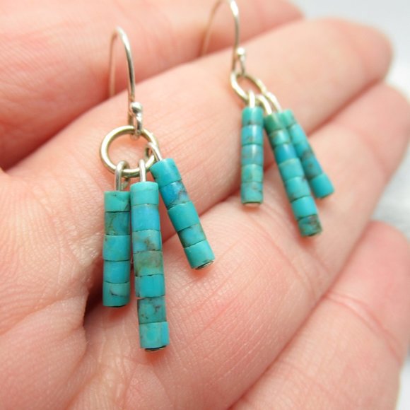 Turquoise Dangle earrings - Picture 9 of 9